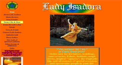 Desktop Screenshot of ladyisadora.com